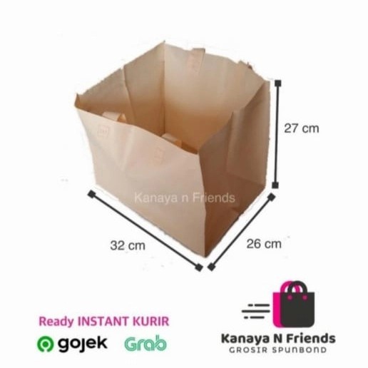 

✨ BISA COD ✨ Tas besek spunbond 32x27 + harga perlusin