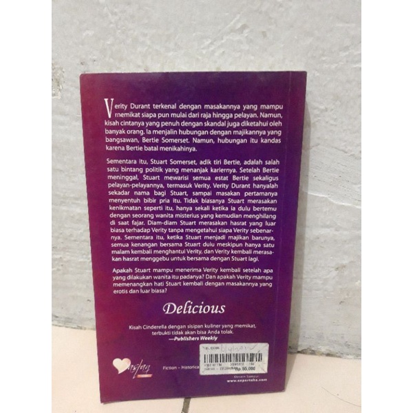 Novel HisRom, Delicious, Pesona sang Koki By Sherry Thomas-2