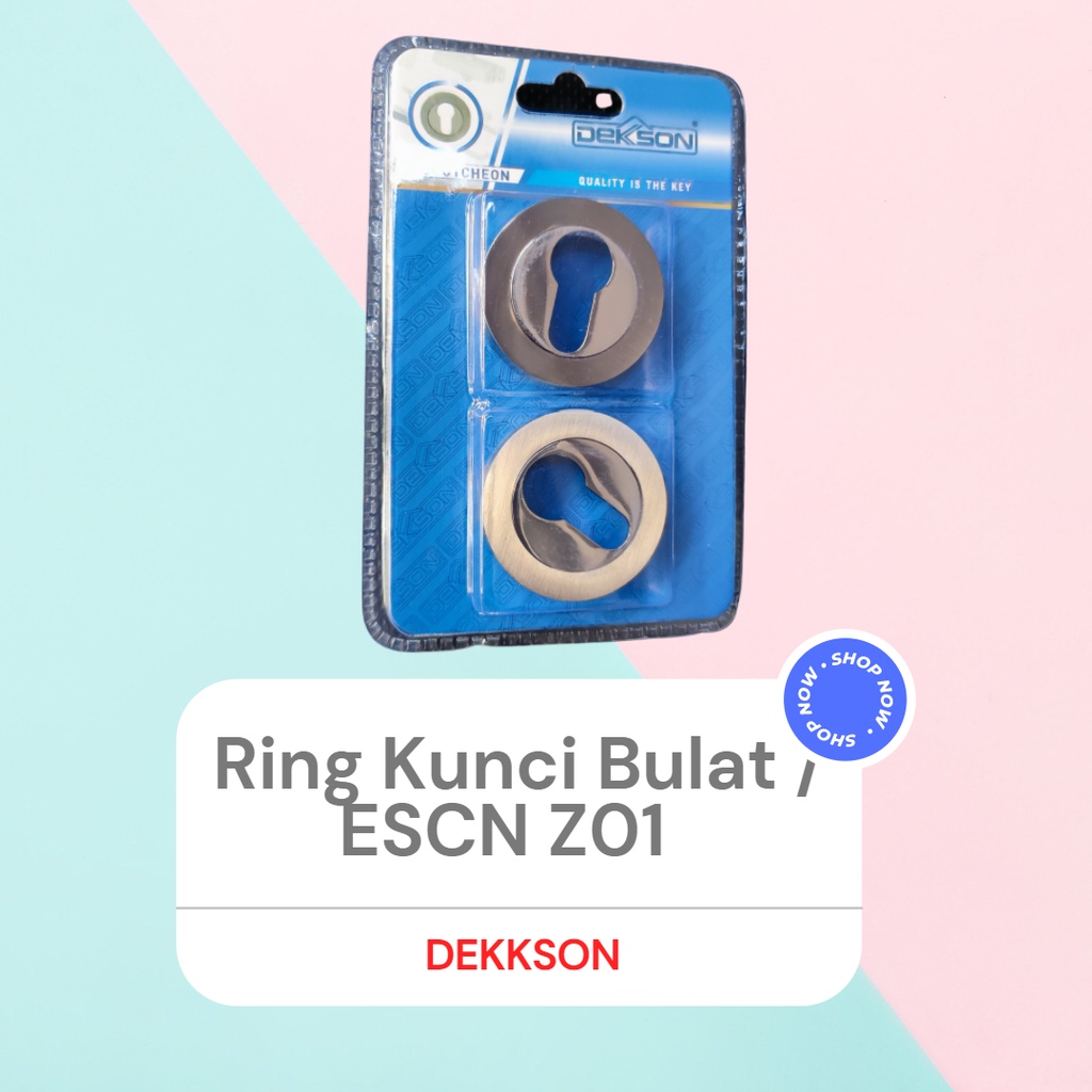 (Dekson) Ring Kunci Kayu Bulat ESCN Z01