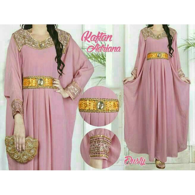 BEST SELLER Adriana kaftan payet mewah