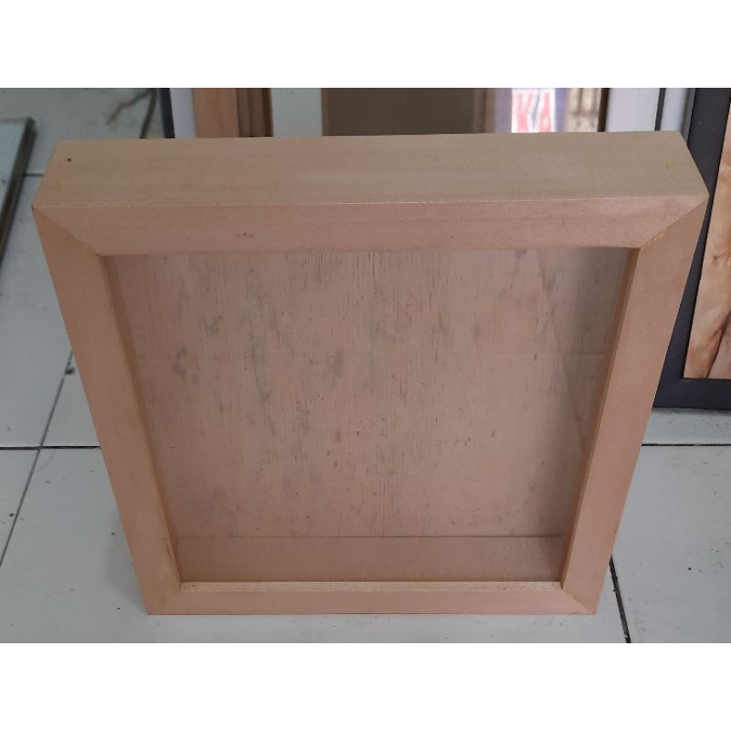 Jual Pigura Kayu 3d Rustic 20x20x5cm Kaca Akrilik Anti Pecah | Shopee ...