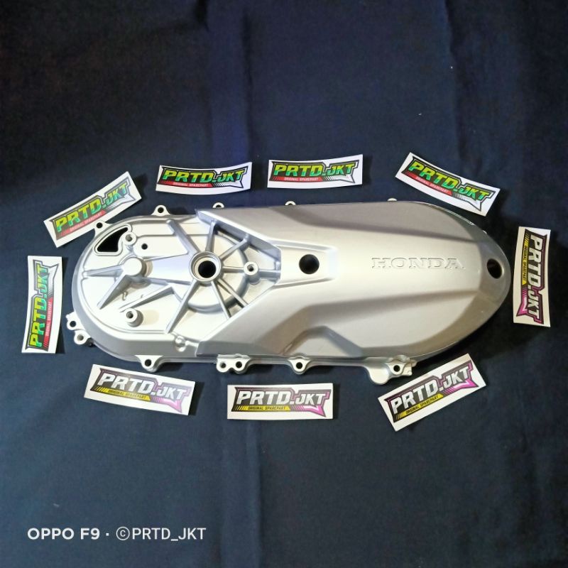 Box Bak Bok Tutup Cvt Honda Beat Led Genio Scoopy Led Silver Original