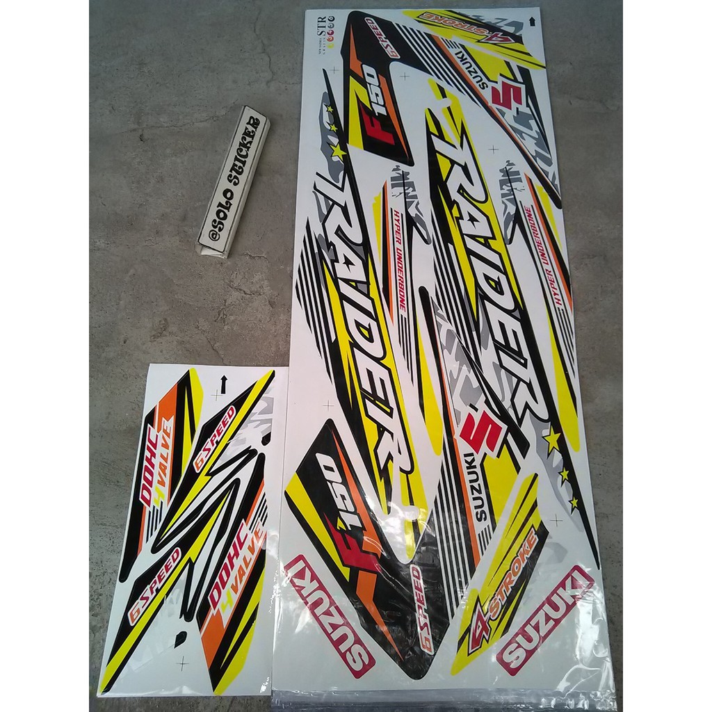 Bisa Cod Striping Sticker Variasi Satria Fu New Facelift Raider R