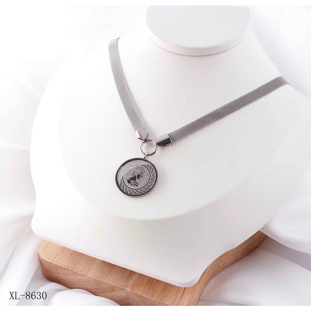 Set Titanium Perhiasan Kalung/Gelang Permata Fashion Jewellery 8630,3204
