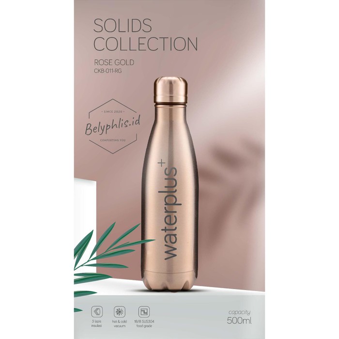 Botol Minum Stainless Steel 304 / Waterplus CKB-011