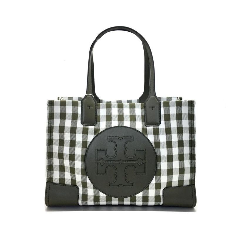 Tory Burch Ella Gingham Tote Bag