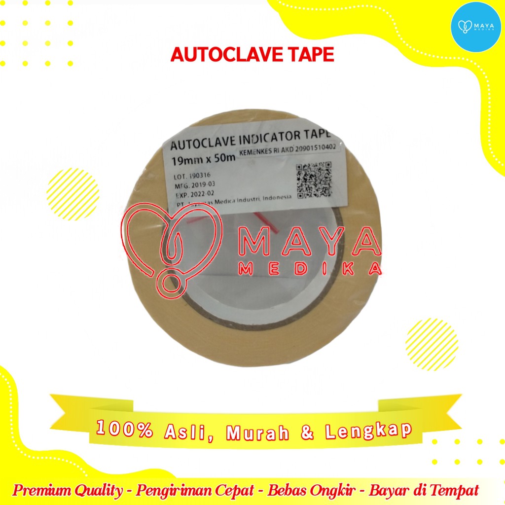 

Autoclave Tapes One Med 19 mm x 50 M