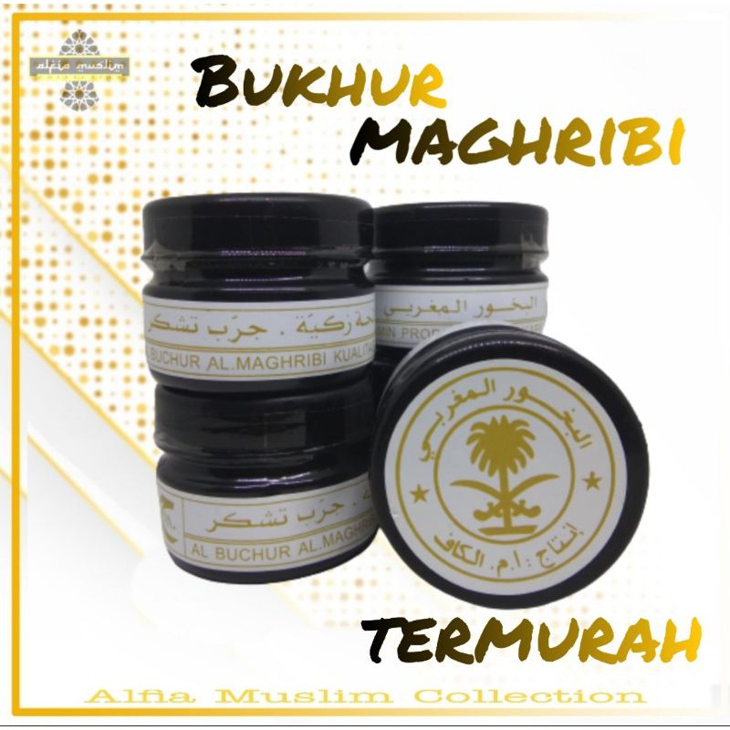 Buhur Maghribi / Buhur Magribi / Bukhur Magribi / Bakhour Pengharum Ruangan dan Aromaterapi