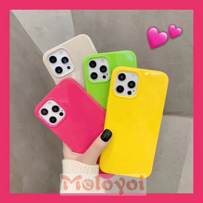 Soft Case Bahan TPU Warna Jelly Terang Untuk IPhone 11 12 Pro MAX 7plus 8plus 7 8 XR XS MAX X SE 2020