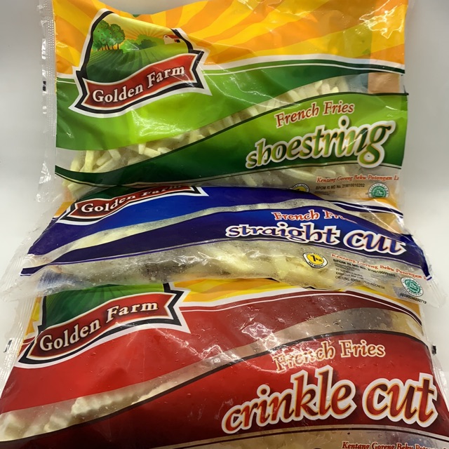 

[PACK BESAR]Golden Farm Kentang Beku 1kg GOSEND MALANG ONLY All Varian