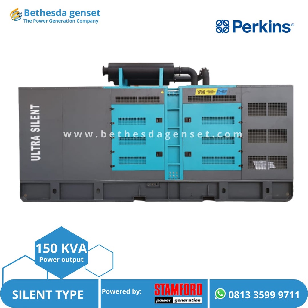 Genset murah Perkins 150 Kva