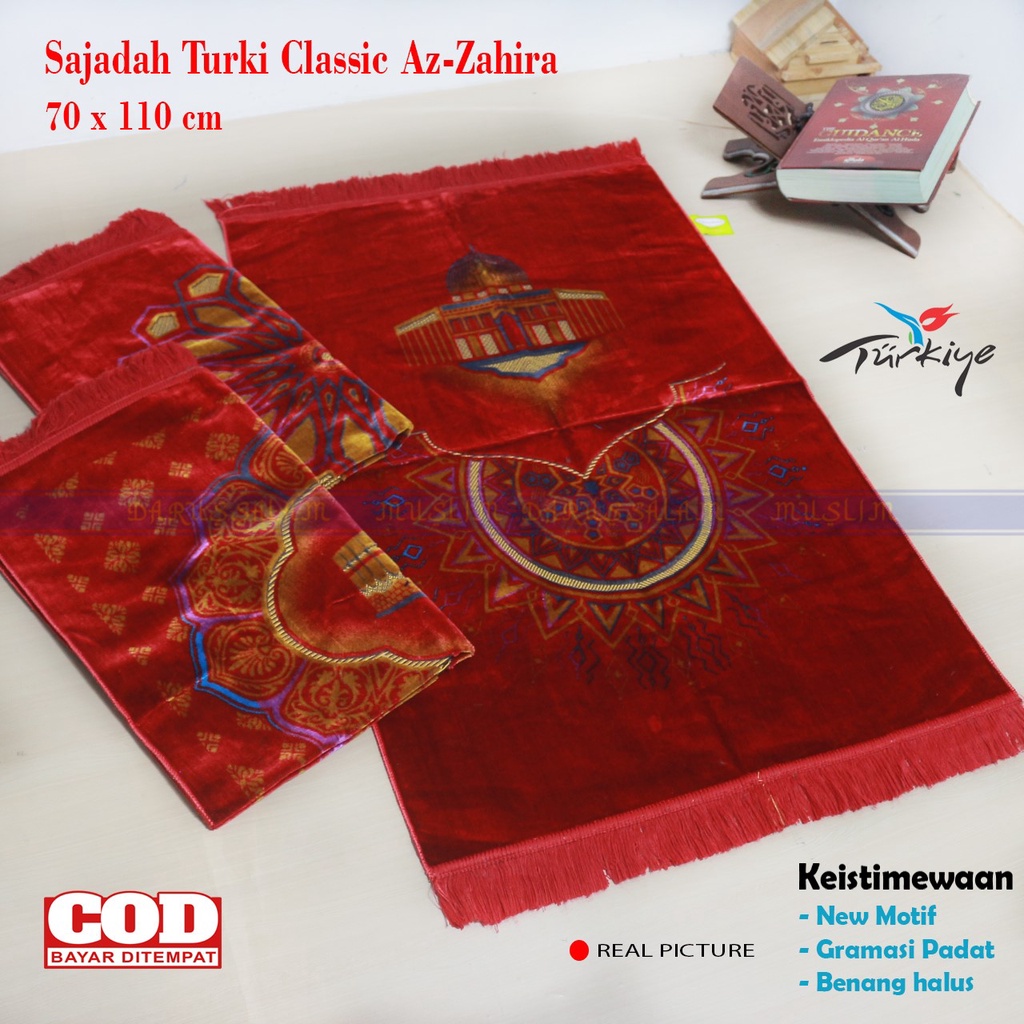 Sajadah Turki Turkey Jumbo Besar Bulu Tebal NEW Motif 70x110 cm Premium Murah - Velteksa Alibaba