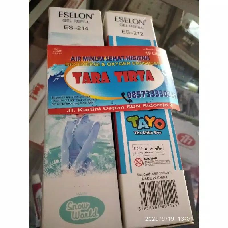 

1 box isi 20pcs Refill bolpen gell 0,38