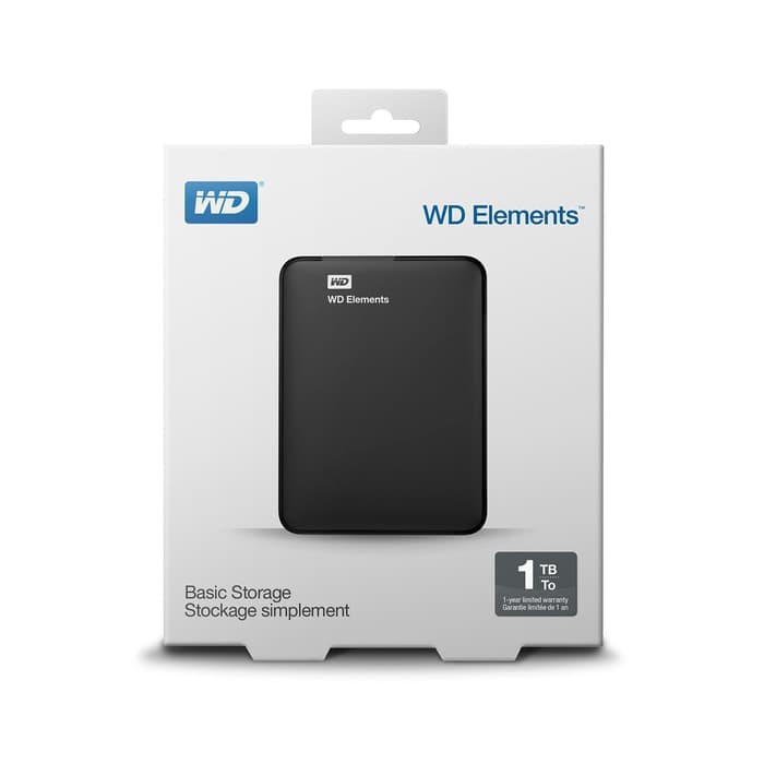 Hardisk External Western Digital - Elements Portable 1TB