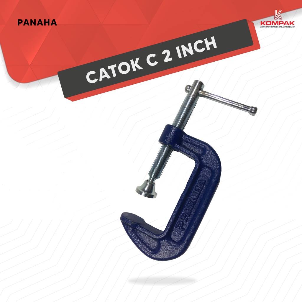 PANAHA Catok C 2" Catok Penjepit Kayu Catok G