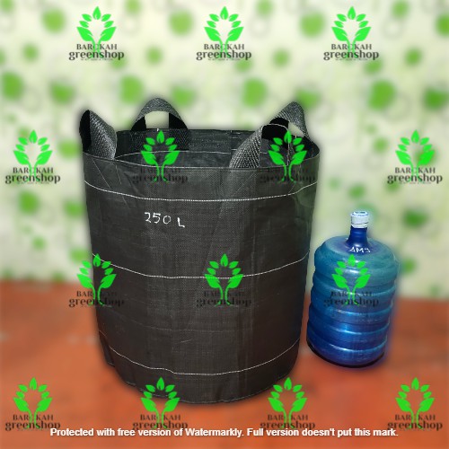 Planter bag 250 liter bulat - pot - media tanam