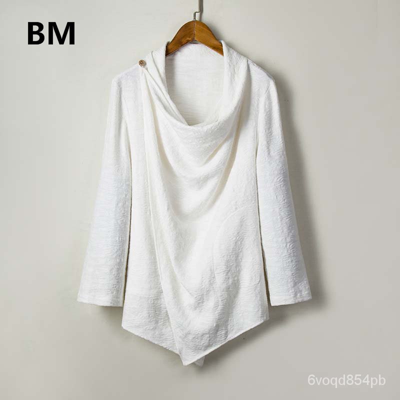 Chinese wind robes loose cotton and linen tops retro Chinese style Hanfu trousers linen windbreaker