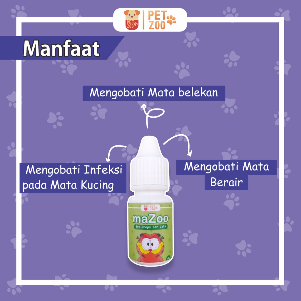 MAZOO Obat Tetes Mata Kucing Trixin Obat Mata Kucing Stop Eyes Belekan Berair Kitten Merah Bengkak