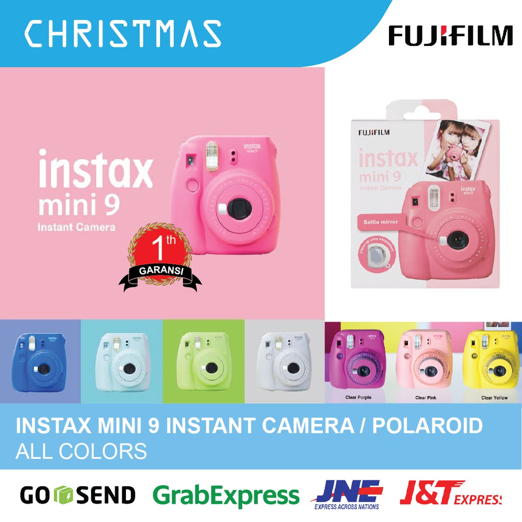 Instax Mini 9 Fujifilm Kamera Polaroid Instax Mini 9