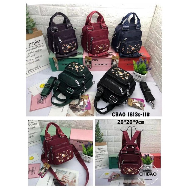 Tas selempang wanita 3in1 Chibao 1813s-11
