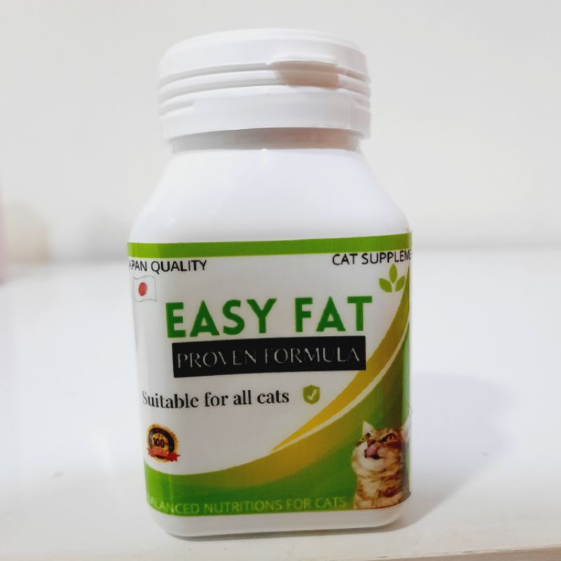 easy fat pengemuk kucing 50 capsul dan 10 capsul