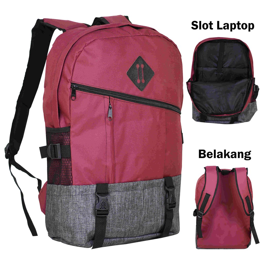 Tas Gendong Perempuan Distro Ransel Cewek Sekolah Backpack Laptop SMP SMA Nyaman Berkualitas Keren