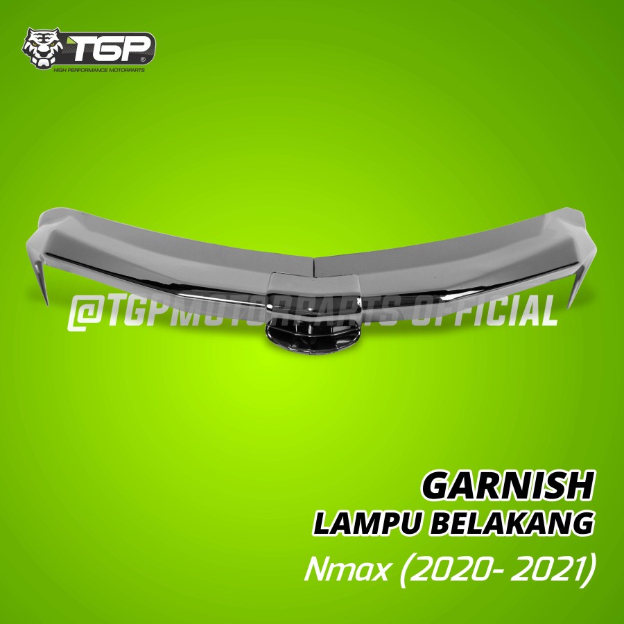 GARNISH LAMPU BELAKANG ALL NEW NMAX 2019 TGP AKSESORIS BLACK CHROME