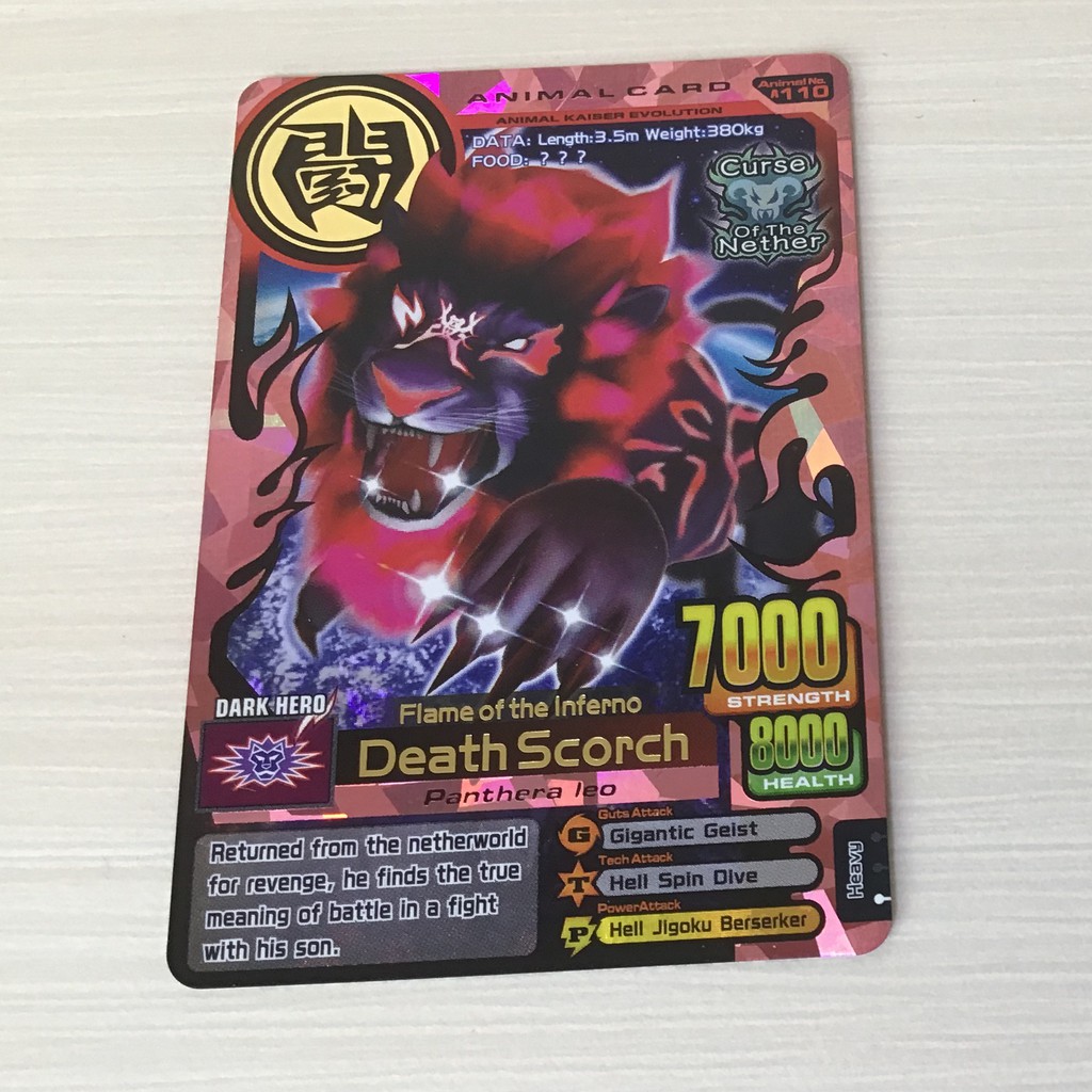 Kartu Animal Kaiser Ultra rare Death Scorch ori | Shopee Indonesia