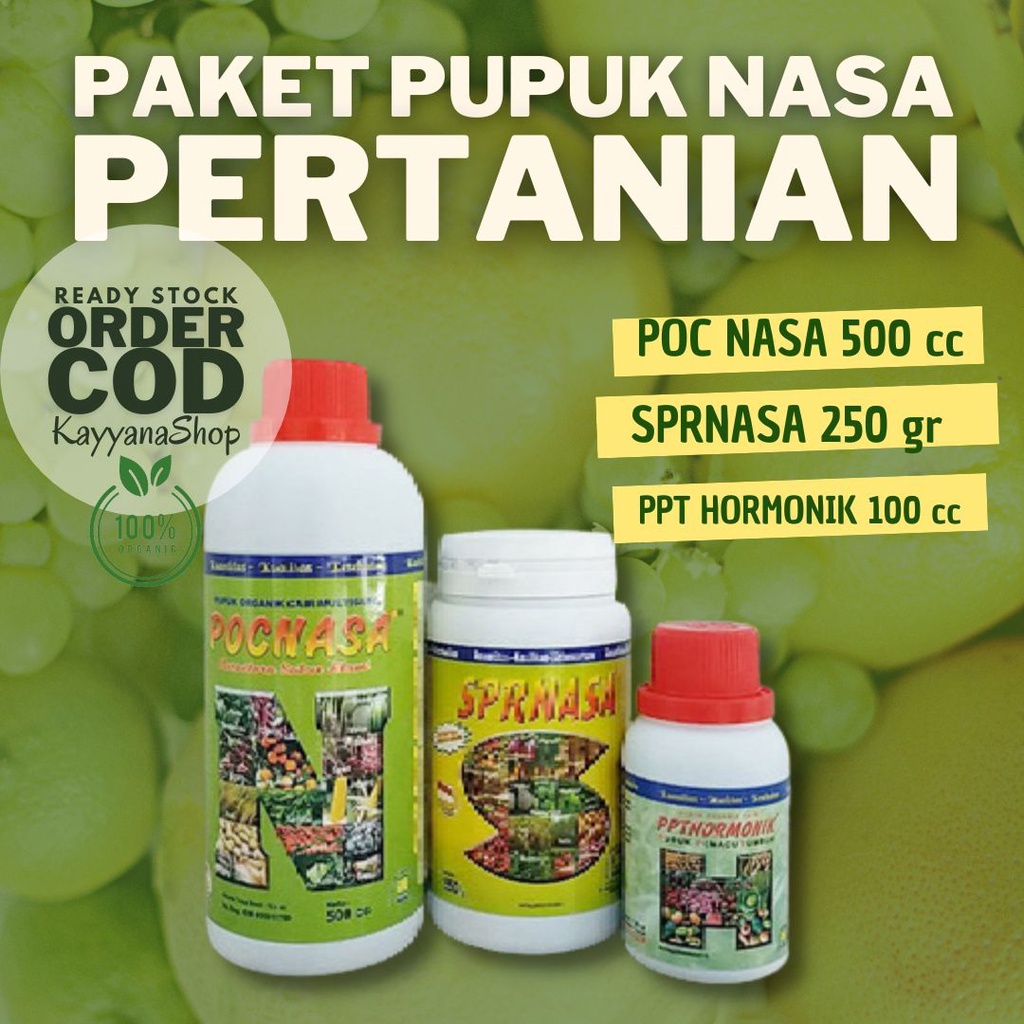 Jual Paket Pertanian Pupuk Organik Nasa Supernasa Poc Nasa Hormonik