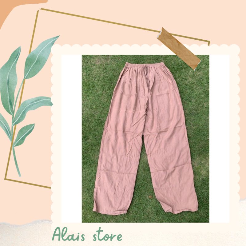 CELANA POLOS RAYON KULOT RAYON PREMIUM
