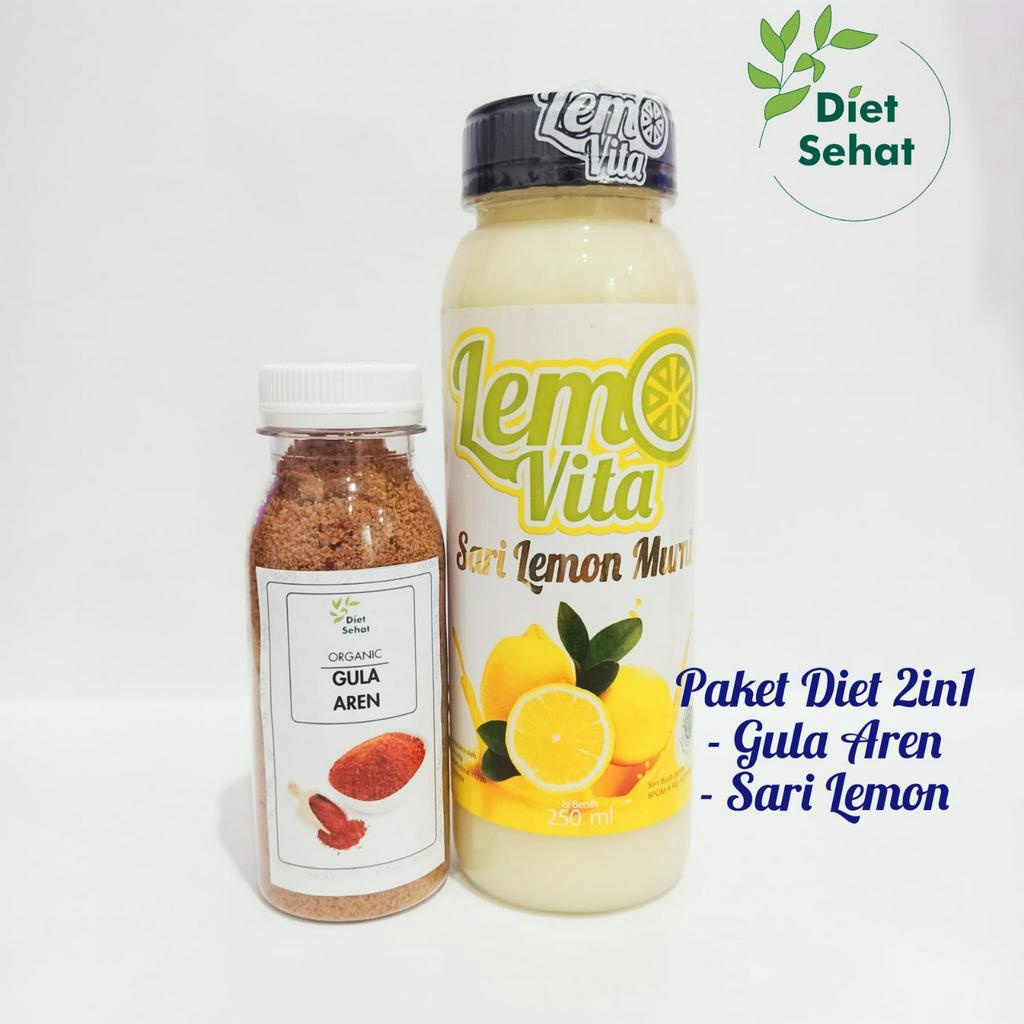 

PAKET DIET SEHAT 2IN1 SARI LEMON + GULA AREN