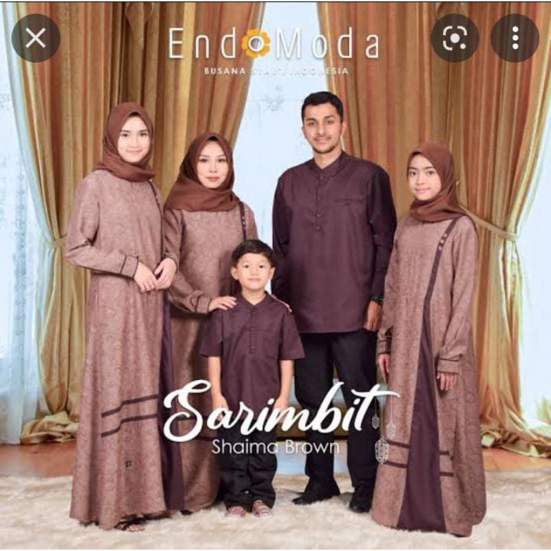 Gamis Shaima Endomoda Gamis Sarimbit Lebaran 2022