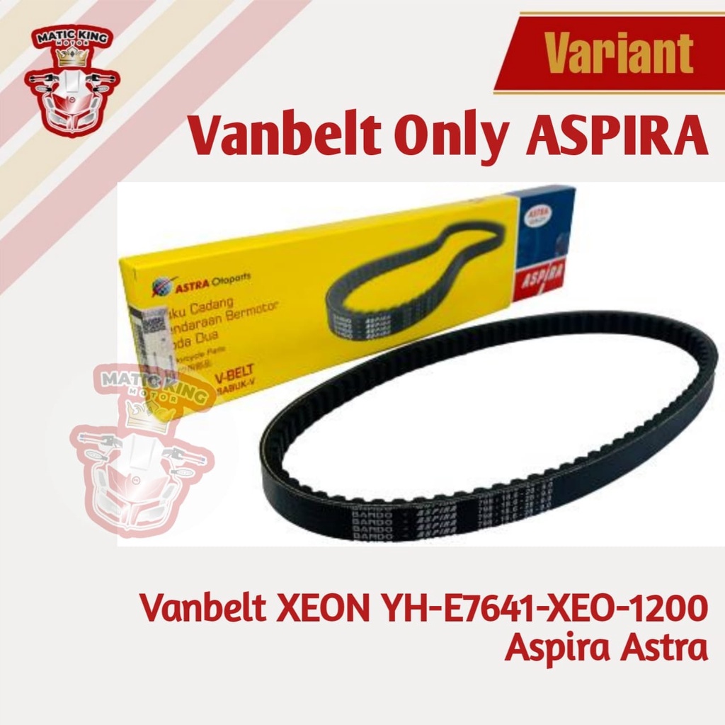 Vanbelt V belt Fanbelt Yamaha XEON RC 125 Aspira Astra Otoparts YH-E7641-XEO-1200
