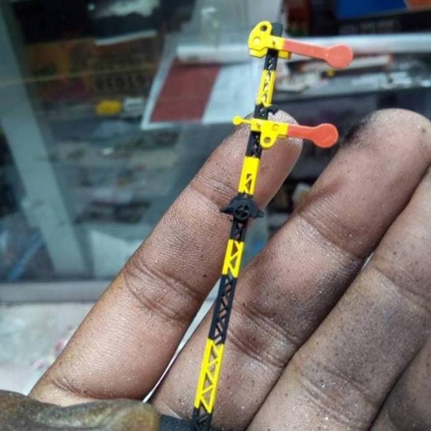 ><><><] miniatur sinyal mekanik mang irin skala N 1/160 dummy