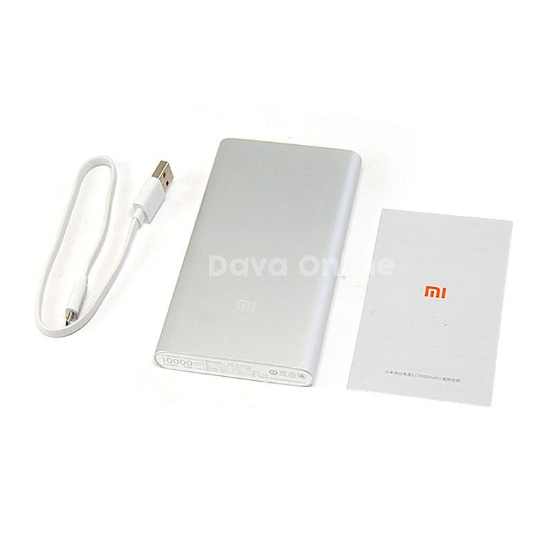 POWERBANK XIAOMI 10.000 MAh GENERASI KE 2 ORIGINAL DAN BONUS KABEL CHARGER - TEKNO KITA