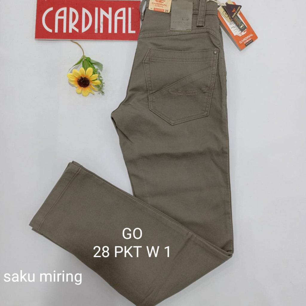 gof 27-28 PKT CARDINAL CASUAL CELANA POCKETS PANJANG Celana Chino Pria Fashion Laki Brand Kekinian