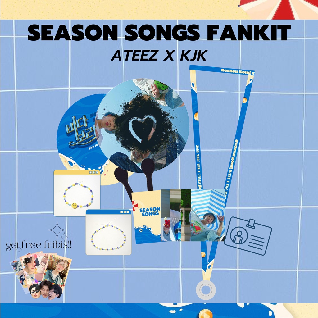 [FANKIT] ATEEZ SEASON SONGS : ATEEZ X KIM JUNG KOOK FANKIT