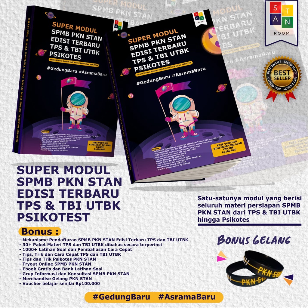 Jual SUPER MODUL SPMB PKN STAN EDISI TERBARU TPS & TBI UTBK DAN ...