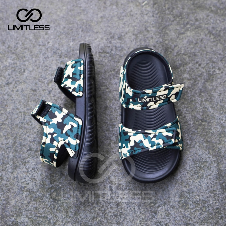 Sandal Gunung Anak Cowok Motif Army dan Captain America Sepatu Sandal Anak Laki Laki Tali Belakang