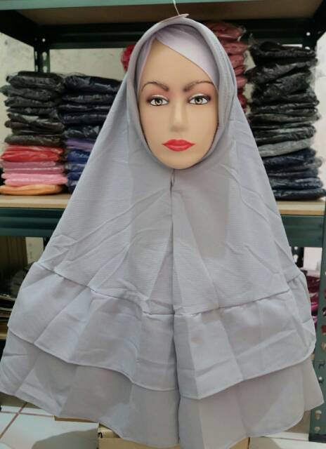 Khimar rampel crepw