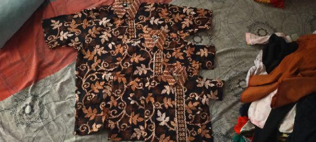 Couple Batik Ayah Anak Motif Mohabaten Size Anak Terlengkap Usia 1-10 Tahun