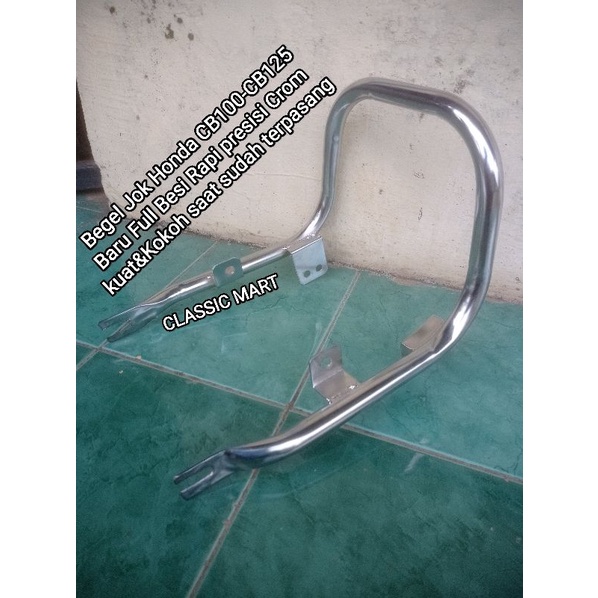 BEGEL BEHEL PEGANGAN BELAKANG JOK HONDA CB100-CB125-CBK5-CB100 K5-CB