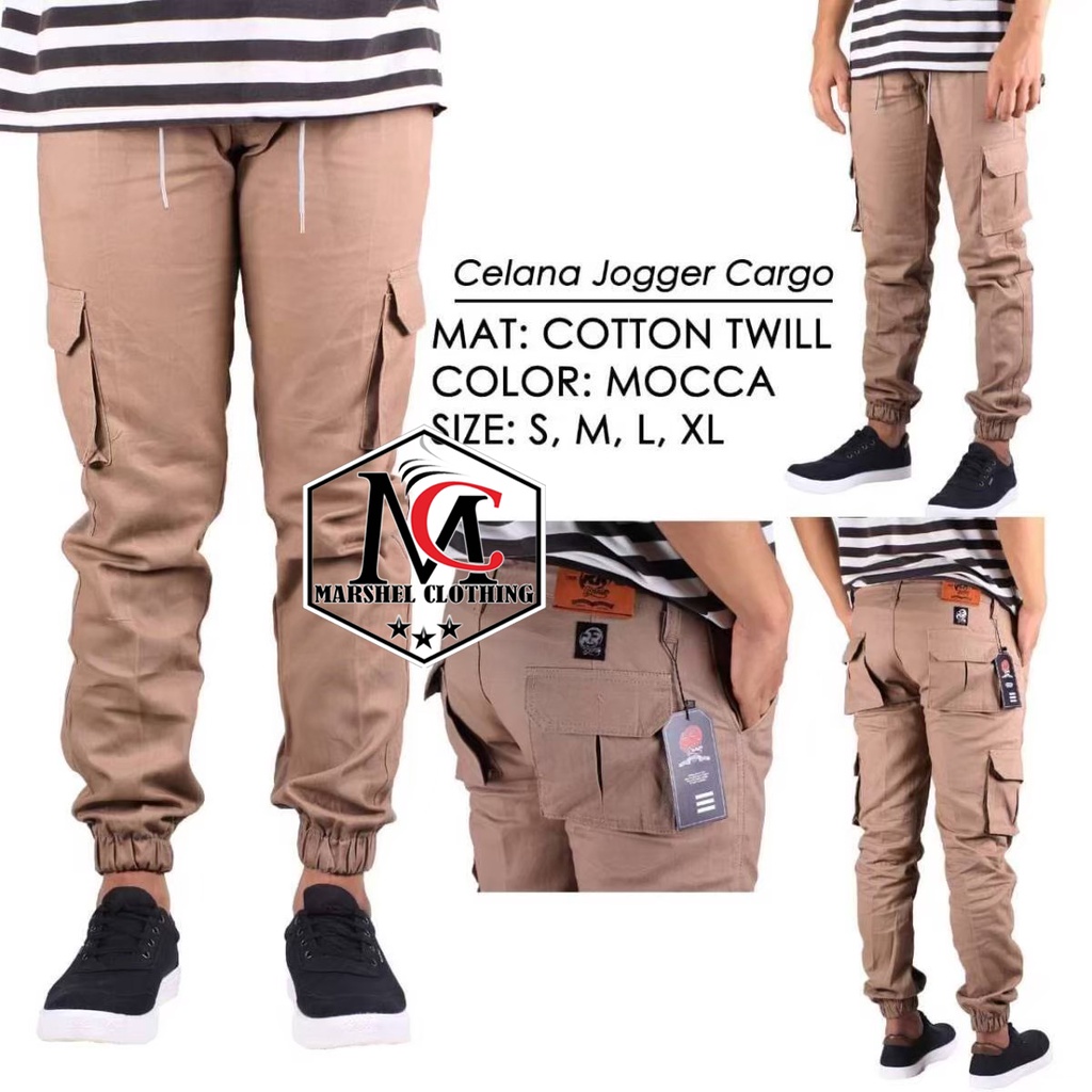 RCL - CELANA JOGER MODEL CARGO PRIA ORIGINAL JOGGER SWEAT PANTS COWOK PREMIUM