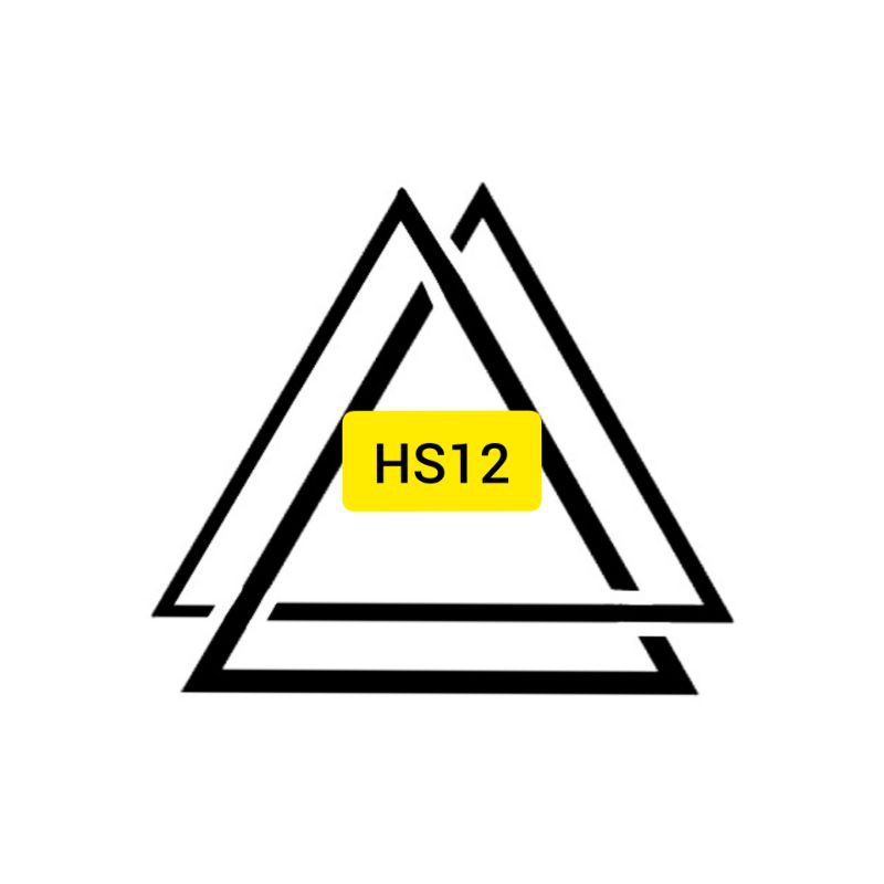Tato Temporer Segitiga Pria Stiker Tato Minimalis - HS