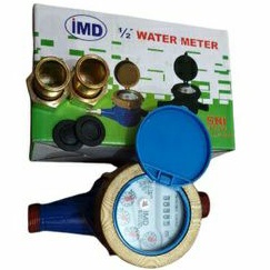 Meteran Air Besi - Water Meter SNI IMD 1/2