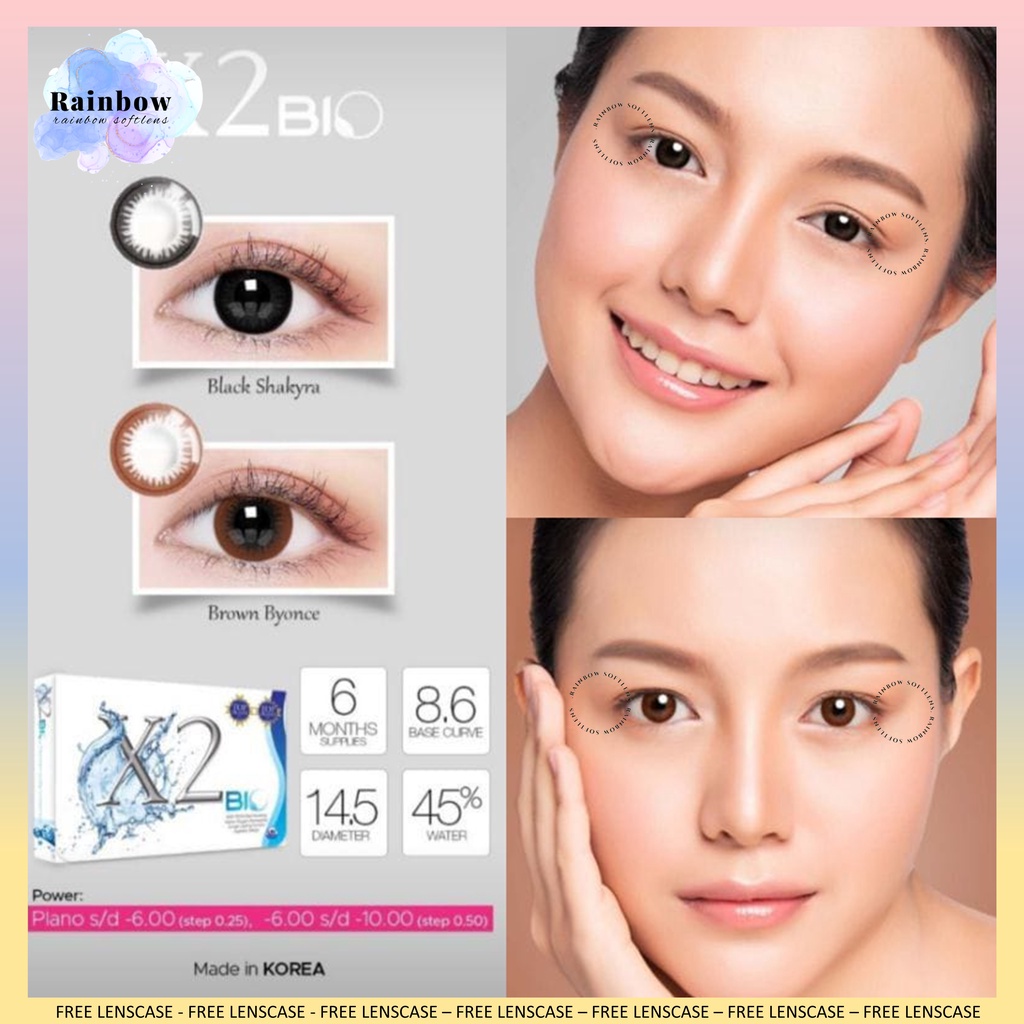 [COD] SOFTLENS X2 BIO NORMAL &amp; MINUS (-0.50 SD -6.00) DIAMETER 14.5MM - EXOTICON