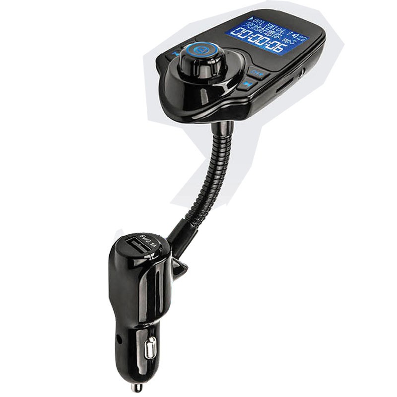T10 USB Charger Bluetooth Handsfree Car Kit with FM Transmitter