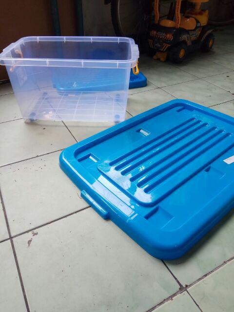 Shinpo 116 Container Mega Box Plastik CB 130 Liter Dengan
