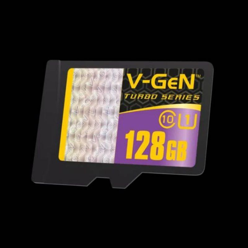 MEMORY CARD V-GEN  CLASS 10 TURBO SERIES SPEED 100mbps V-GEN. 128GB