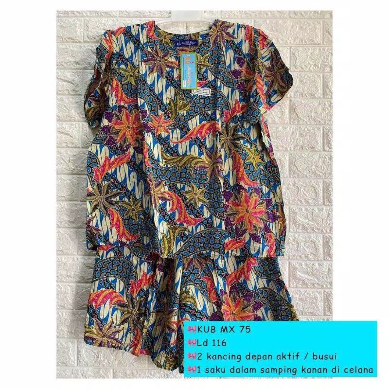 SETELAN BUNSUI ORIGINAL KENCANA UNGU LABEL BIRU